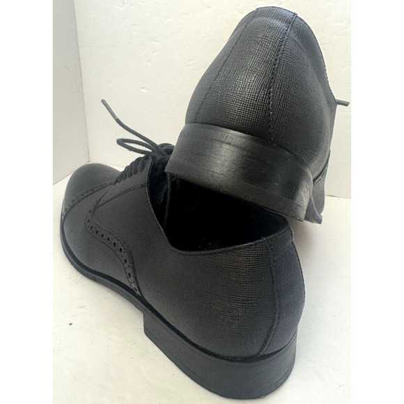 Express Oxford Black Men Dress Wedding Business Work Shoe Sz 12 RN55285 main image 8